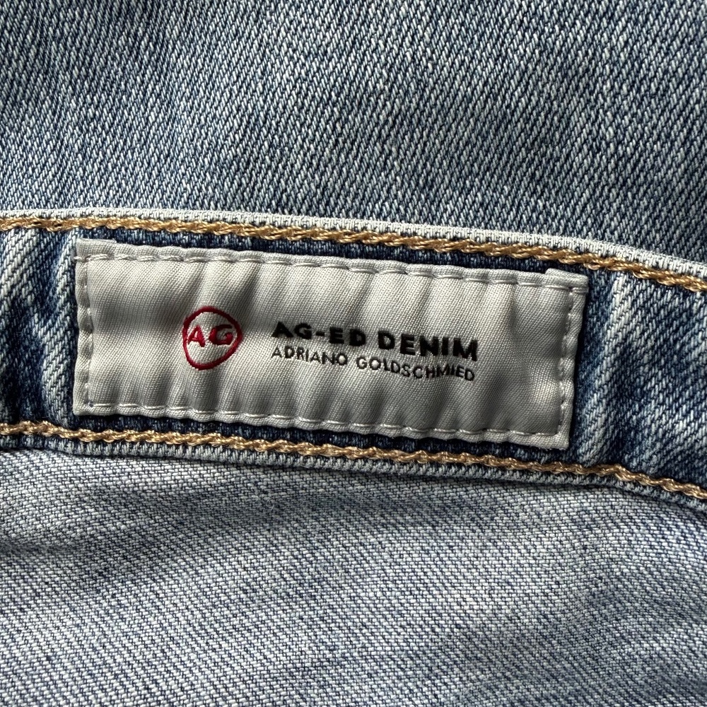Like New AG Isabelle High Rise Straight Crop Blue Jeans 26 - Picture 6 of 7